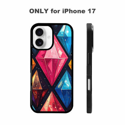 iPhone 17 Case — Vintage Summer Diamond Retro Vintage, Unique Phone Case Design