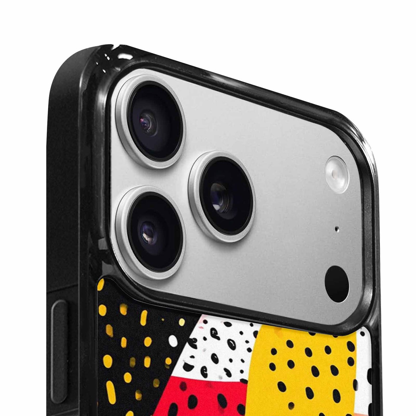 iPhone 17 Pro Max Case — Memphis Art Pattern Retro Vintage, Custom Print Case Cover