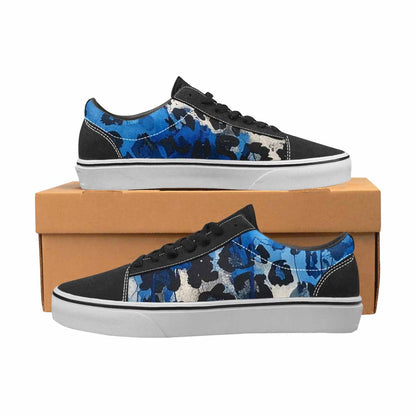 WOMEN'S Animal Print Lace-Up Canvas Dark Academia Custom Sneakers
