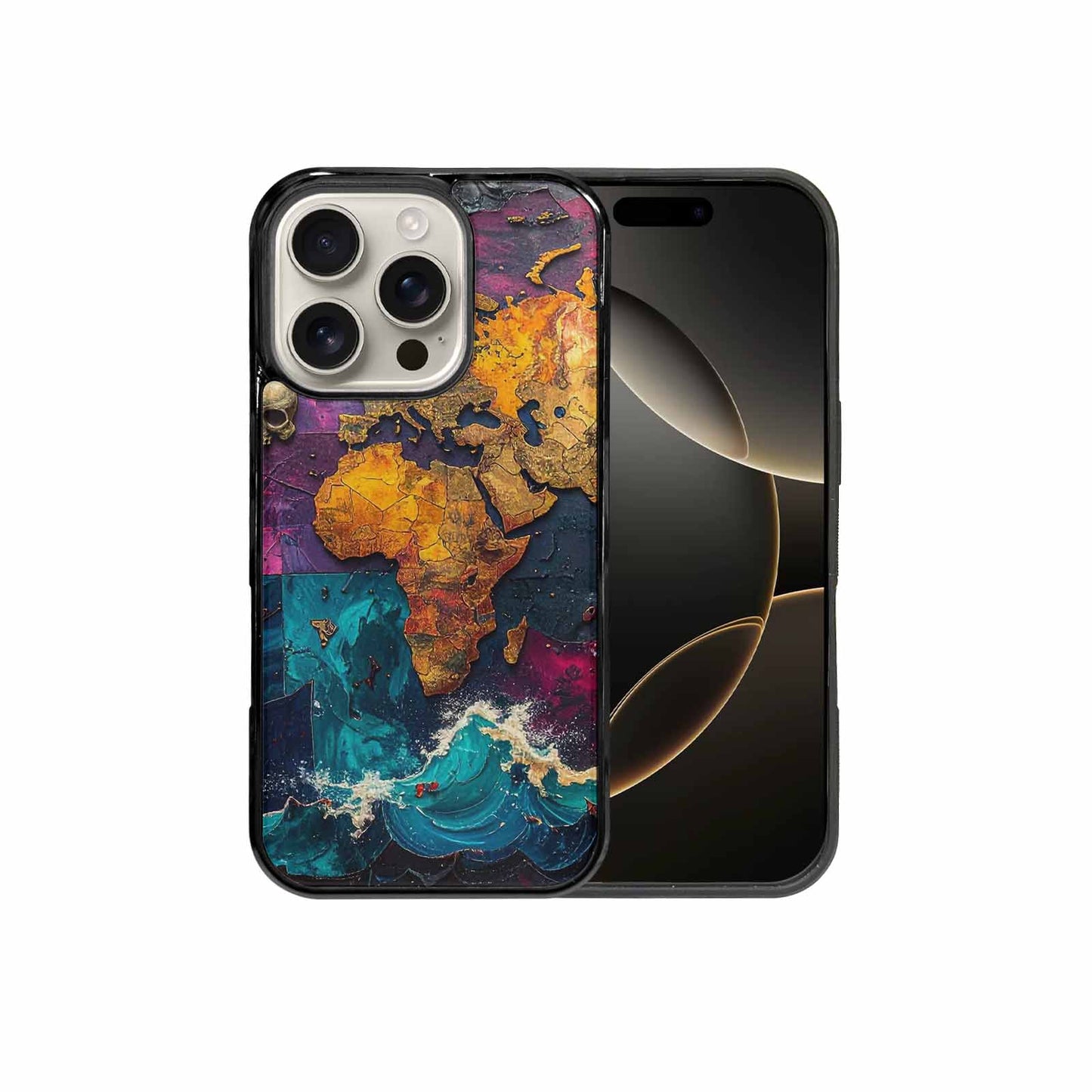 iPhone 16 Pro Case — Pirate Skull Flag Pirate Skull Flag, Unique Phone Case Design