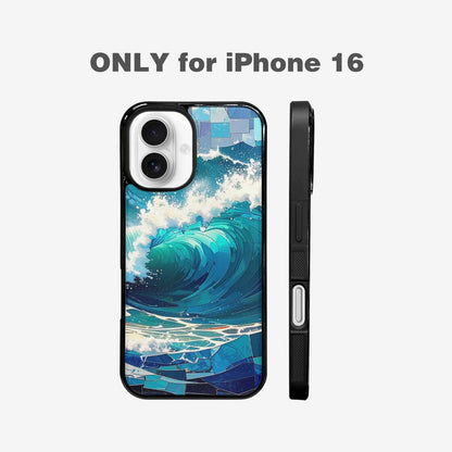 iPhone 16 Case — Wave Crest Splash Wave Crest Splash, Personalized Phone Case