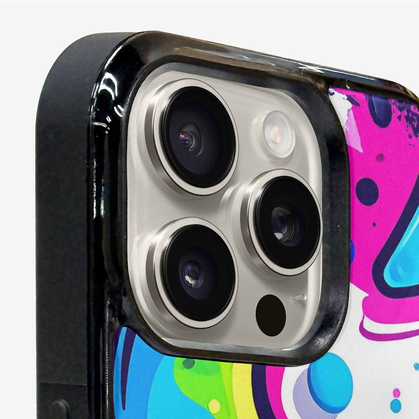 iPhone 16 Pro Max Case — Acid Wash Cartoon, Custom Art Phone Cover