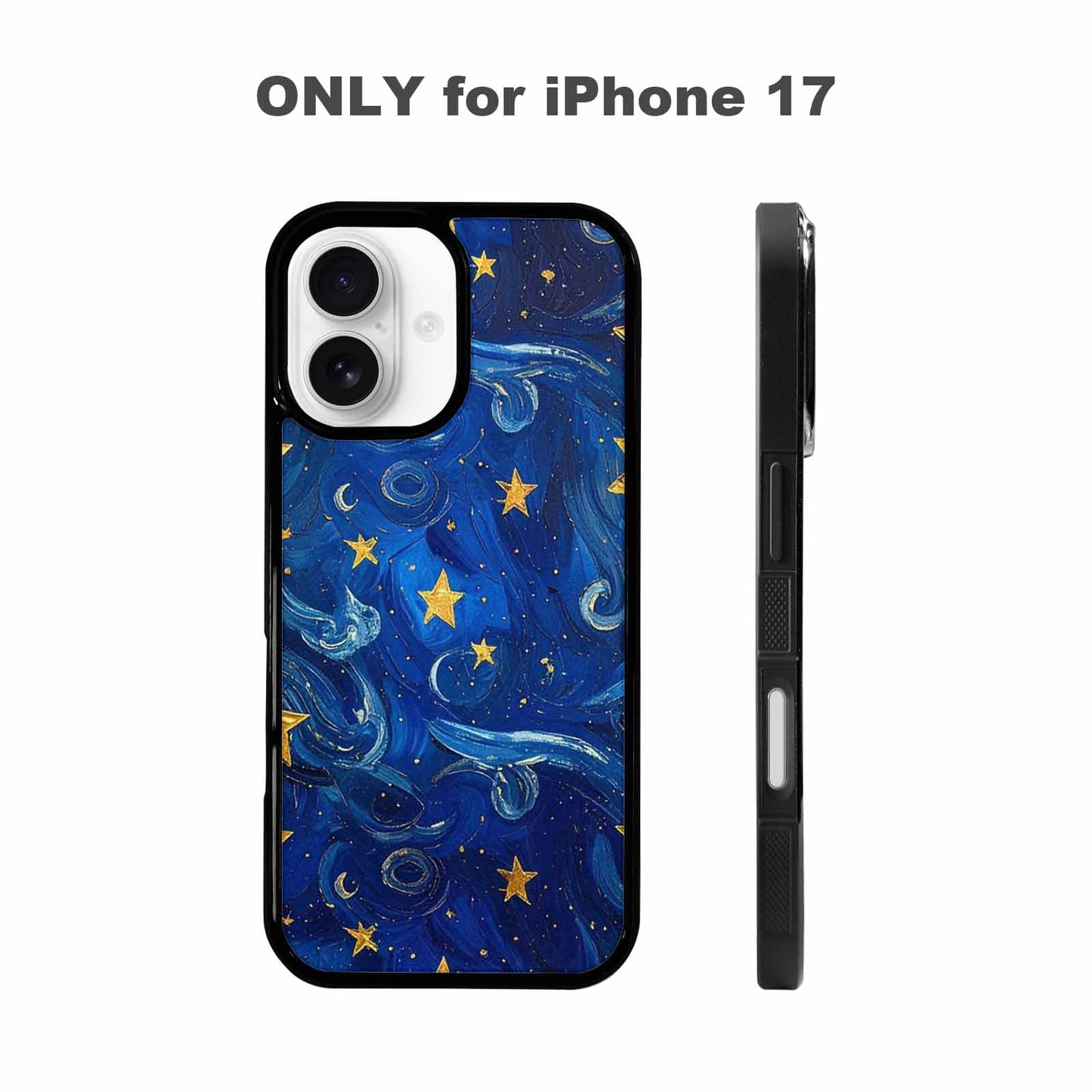 iPhone 17 Case — Starry Night Galaxy Space, Custom Made Phone Cover