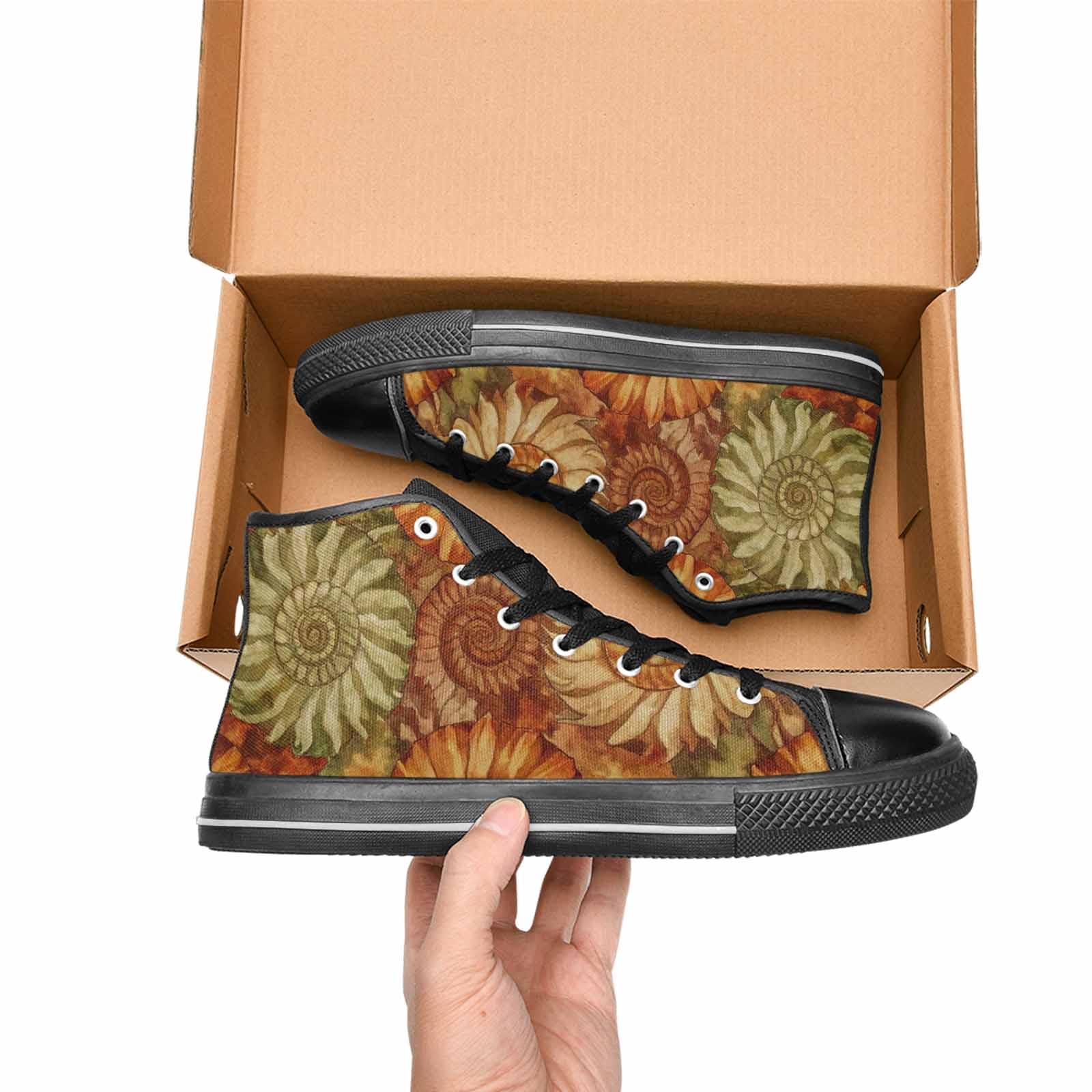 MEN'S Tie Dye - High Top Canvas Y2K Sneakers