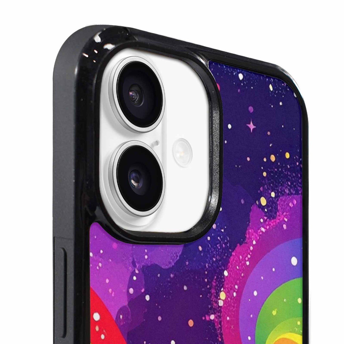 iPhone 17 Case — Rainbow Pride Galaxy Space, Unique Phone Case Design