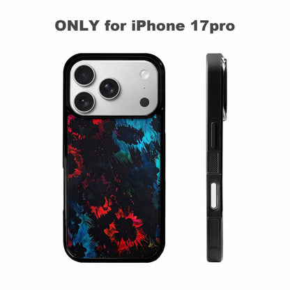iPhone 17 Pro Case — Color Style Deep Blacks Animal Print, Customized Protective Case