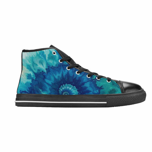 MEN'S Tie Dye - High Top Canvas Cottagecore Shoes