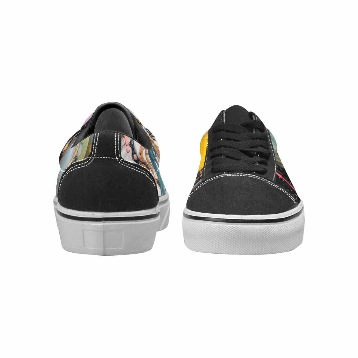 WOMEN'S Aliens  Marble Melting Lace-Up Canvas Dreamcore Shoes