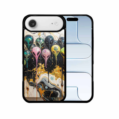 iPhone 17 Air Case — Aliens Marblemelting Aliens Pa Cy7 Alien, Custom Printed Phone Case