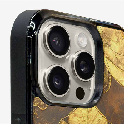 iPhone 16 Pro Max Case — Klimt Gold Leaf Artwork Pattern, Custom Made Phone Cover