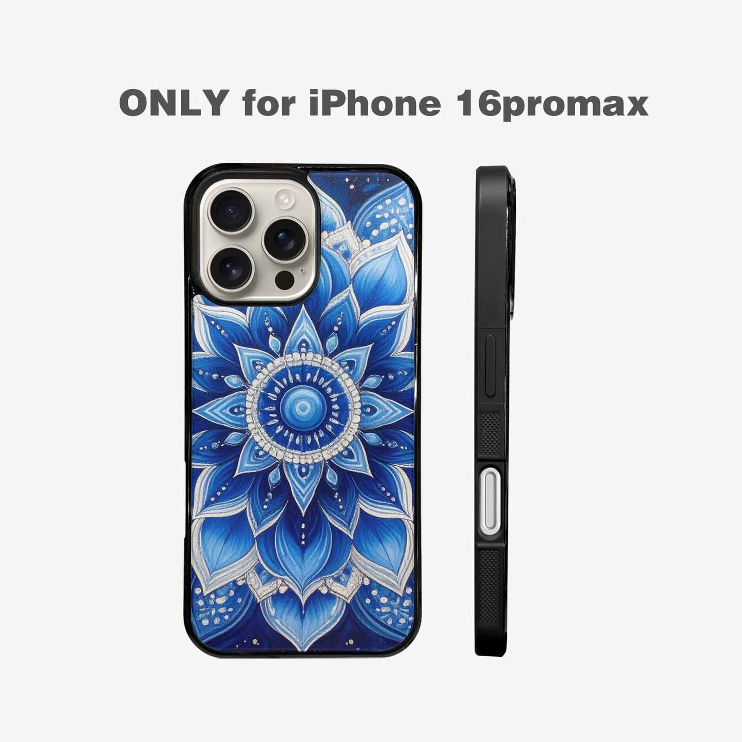 iPhone 16 Pro Max Case — Mandala Bohemian Print Edge To Edge, Custom Print Case Cover