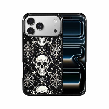 iPhone 17 Pro Max Case — Skull And Crossbones Pirate Gothic Skulls, Custom Made Phone Cover