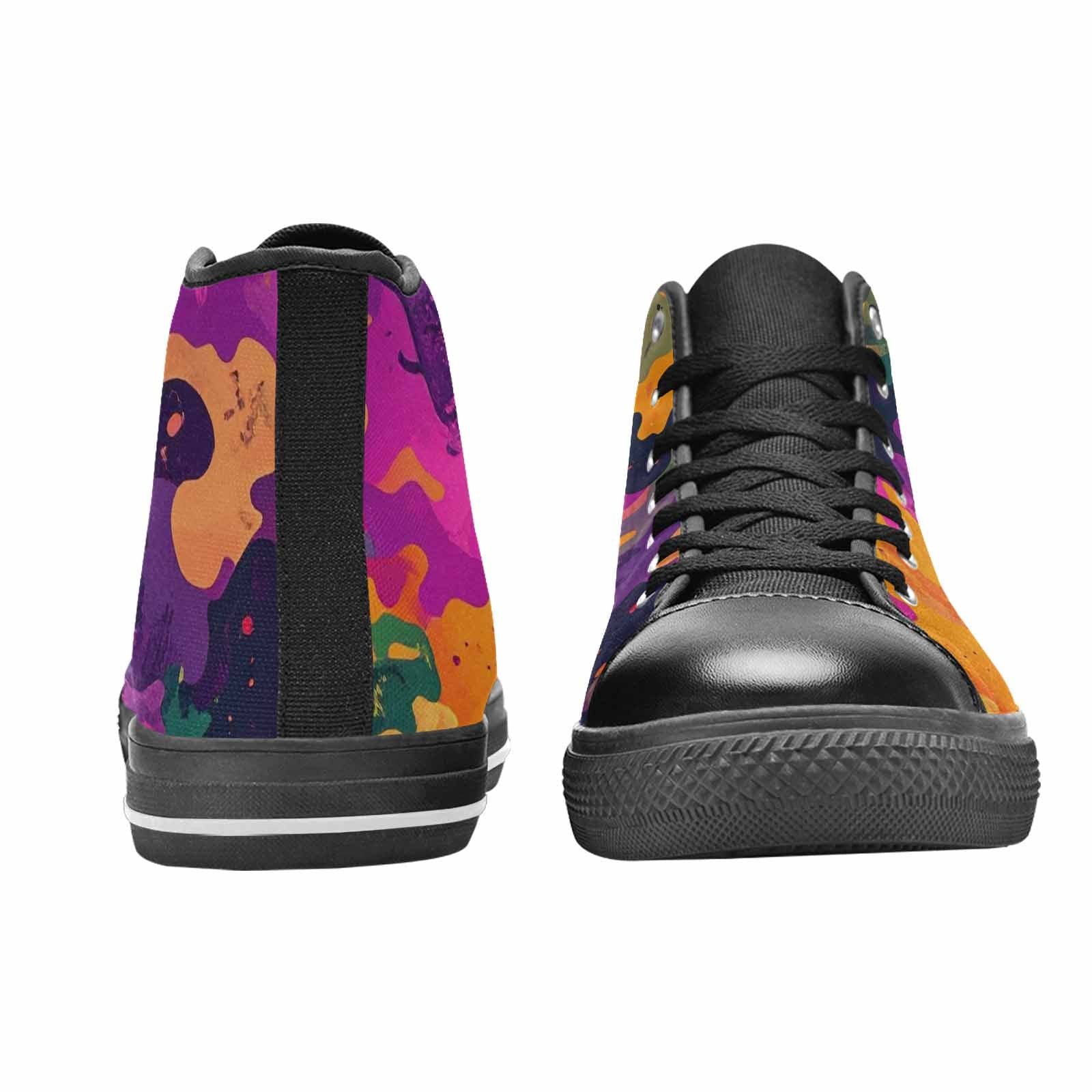 MEN'S Military Camouflage Blotch High Top Canvas Dark Academia Custom Shoes