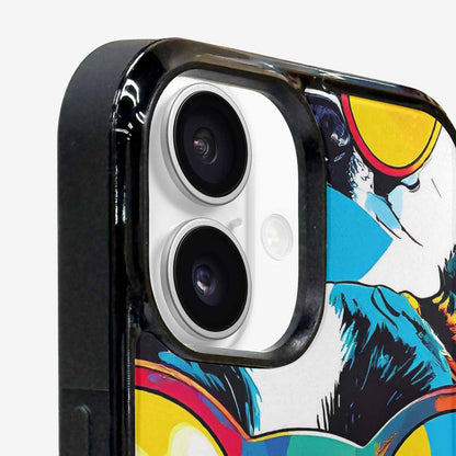 iPhone 16 Plus Case — French Bulldog Pop Art Pattern, Personalized Phone Case