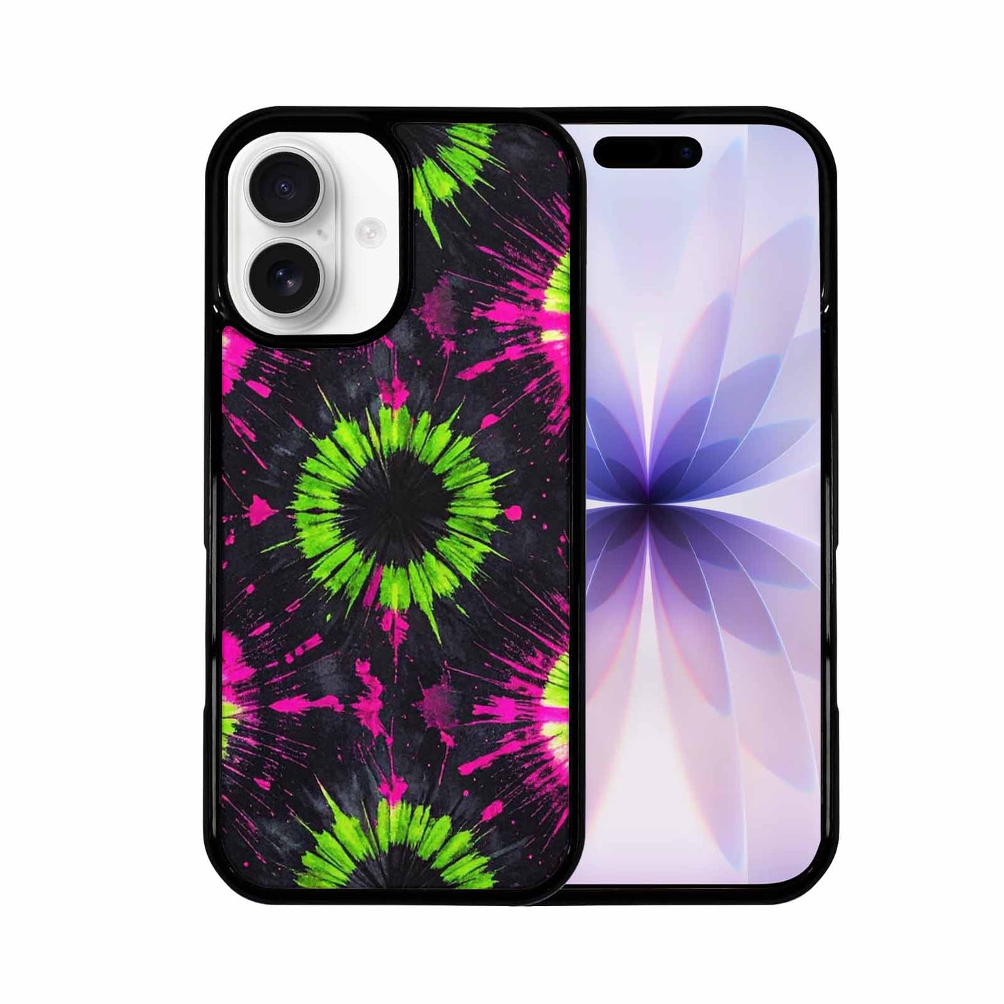 iPhone 17 Case — Acid Wash Tie Dye Neon Tie, Custom Art Phone Cover