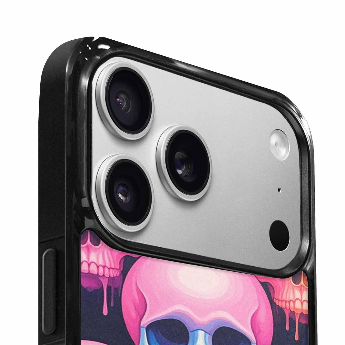 iPhone 17 Pro Max Case — Dripping Candy Skulls Gothic Skulls, Custom Made Phone Cover