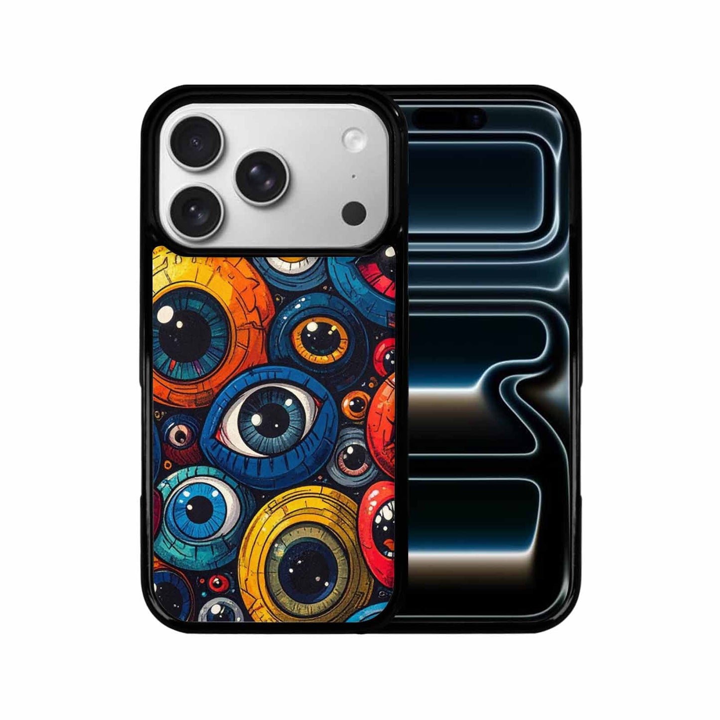 iPhone 17 Pro Case — Cartoon Eyeballs Cartoon Cute, Unique Phone Case Design