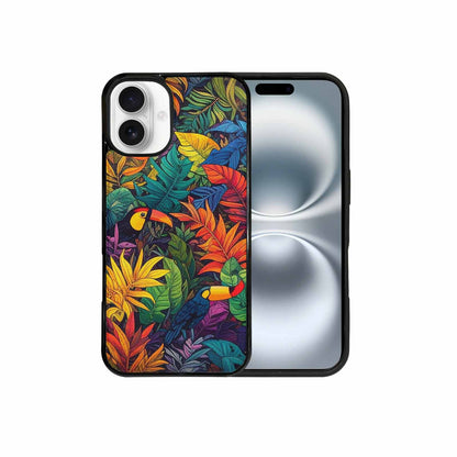 iPhone 16 Plus Case — Toucan Jungle Toucan Jungle Pattern Hundreds, Personalized Phone Case
