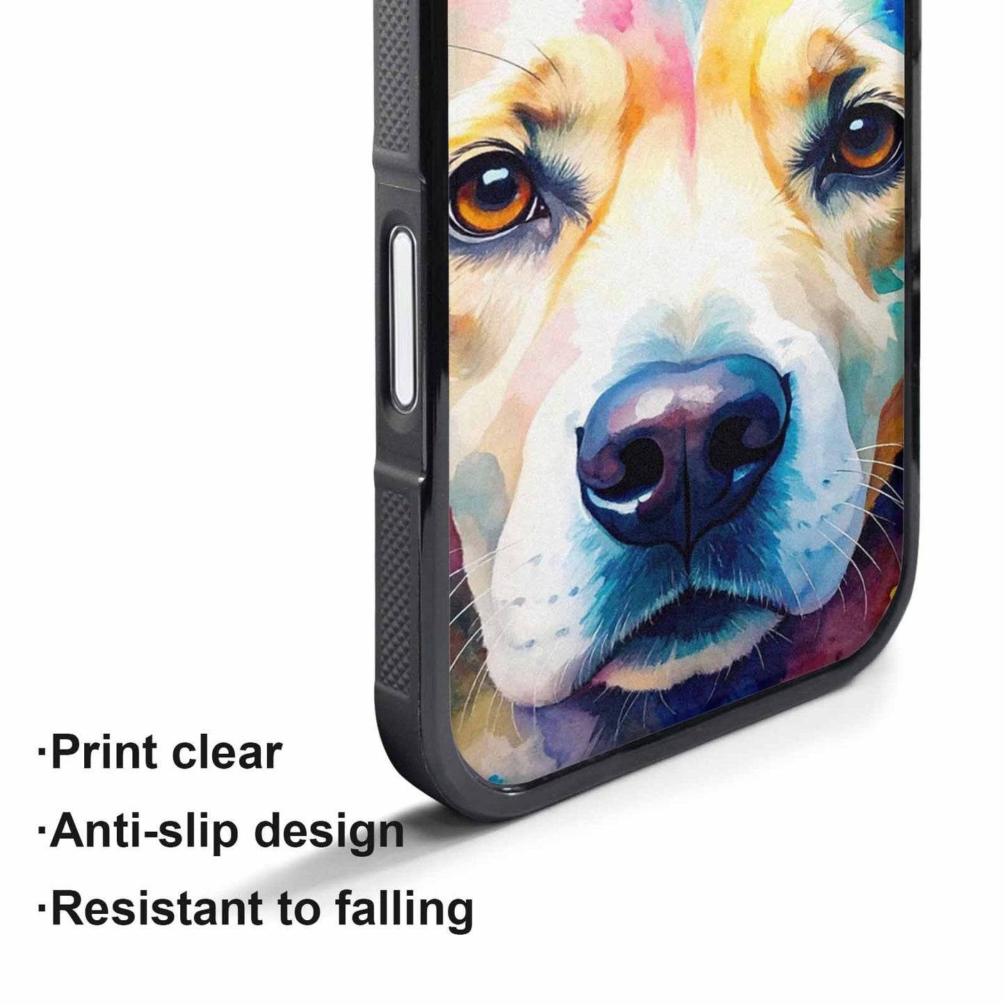 iPhone 17 Pro Max Case — Golden Retriever Watercolor Art Watercolor Abstract, Unique Phone Case Design