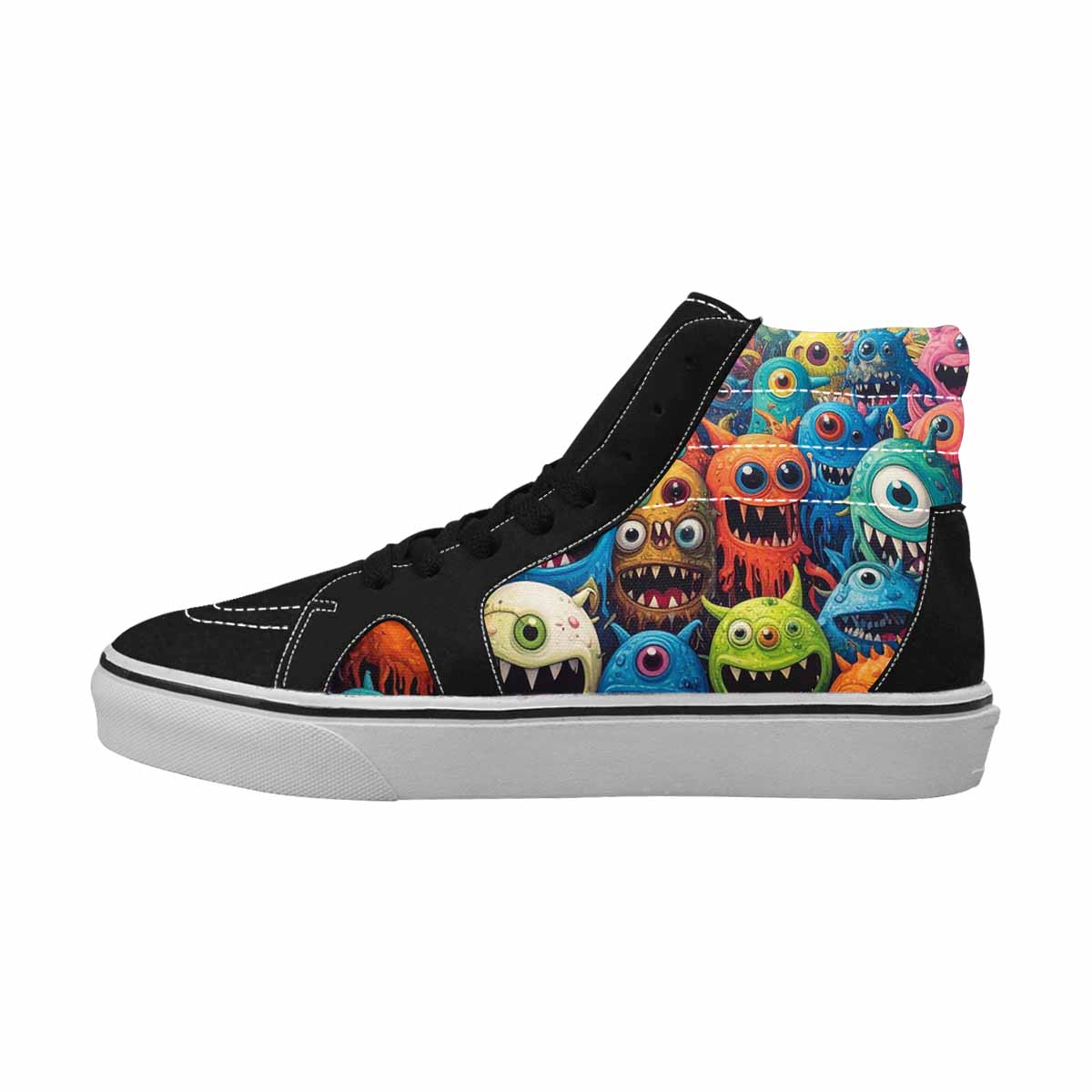 MEN'S Multi High Top Canvas Vivid Custom Sneakers