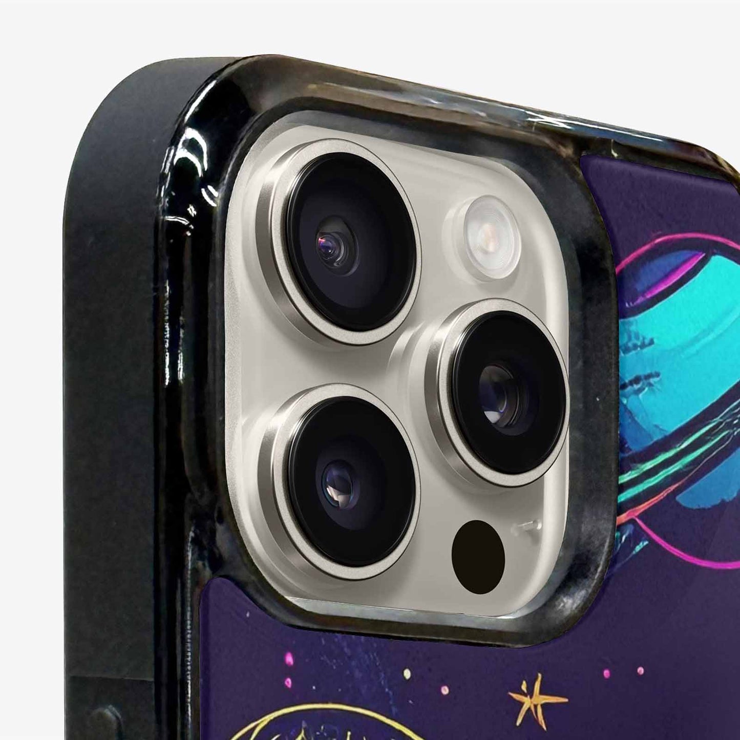 iPhone 16 Pro Max Case — Space Galaxy Astronaut Pattern Planets Stars, Custom Made Phone Cover