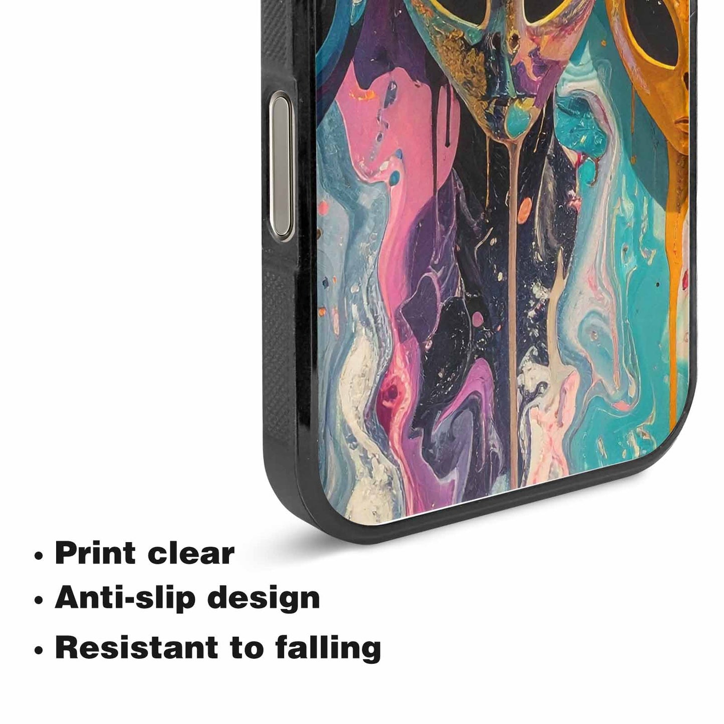 iPhone 15 Pro Max Case — Aliens Marblealiens Pattern Dng Personalized Phone, Unique Phone Case Design