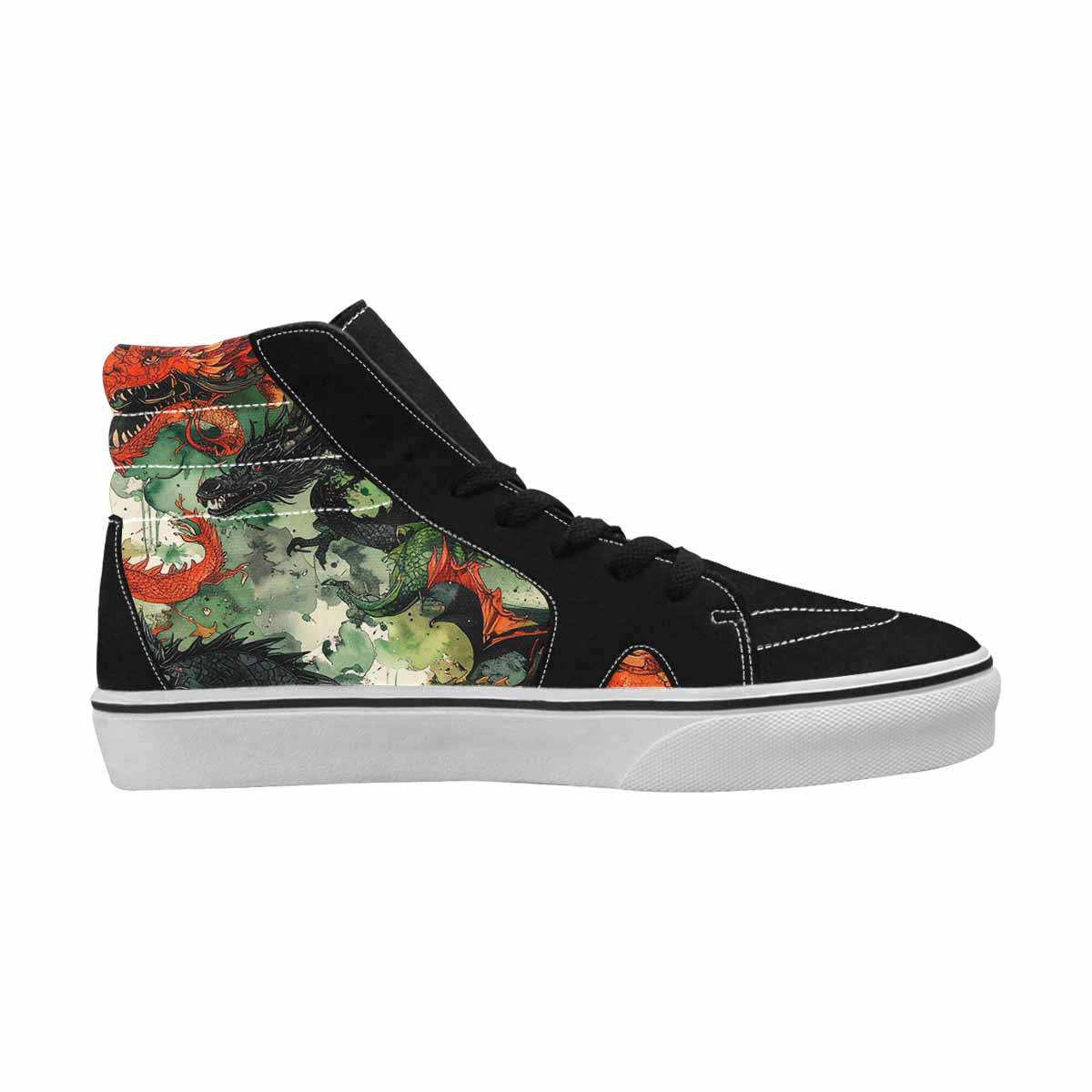 MEN'S Dragon Scale High Top Canvas Dreamcore Custom Shoes