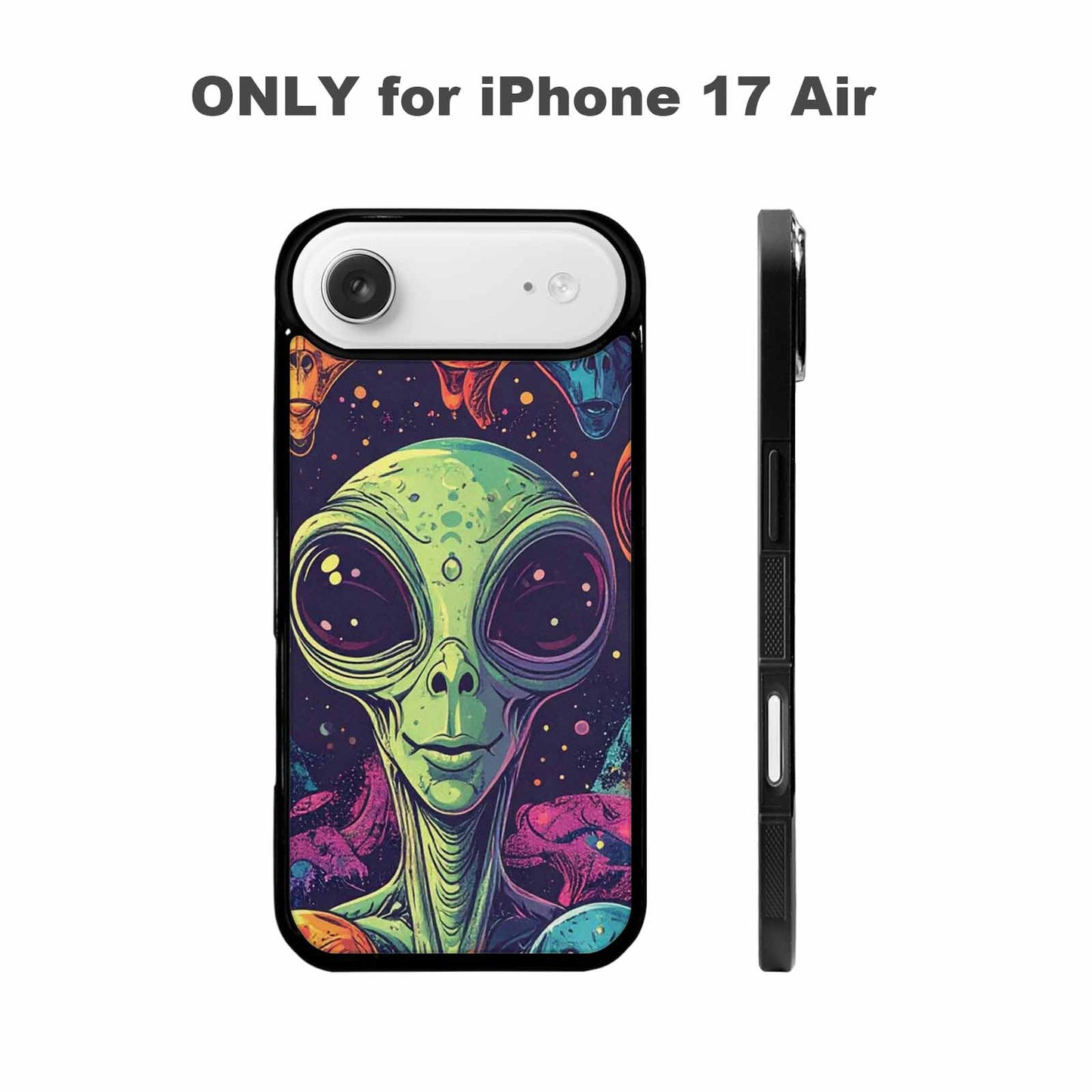 iPhone 17 Air Case — Alien Ufo Cartoon Art Pattern Alien, Personalized Phone Case