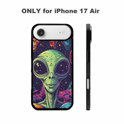iPhone 17 Air Case — Alien Ufo Cartoon Art Pattern Alien, Personalized Phone Case