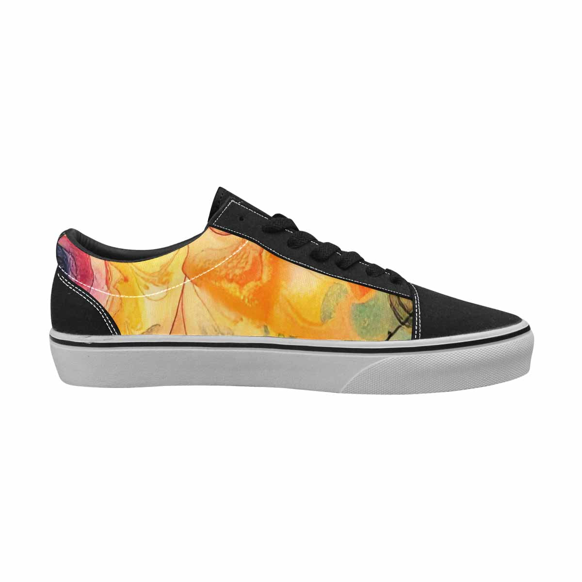 WOMEN'S Tie Lace-Up Canvas Grunge Custom Shoes