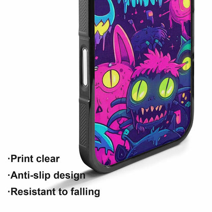 iPhone 17 Case — Mixed Toxic Glow Creature Cartoon Cute, Personalized Phone Case