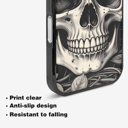 iPhone 16 Case — 20 Skulls Overlapping Seamless Tileable Pattern, Original Design Phone Case