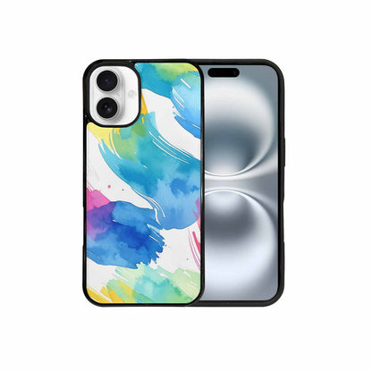 iPhone 16 Plus Case — Trans Strong Watercolor Seamless Pattern Vibrant, Unique Phone Case Design