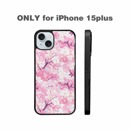 iPhone 15 Plus Case — Cherry Blossom Branch Cherry Blo Cfc, Custom Made Phone Cover