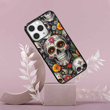 iPhone 15 Pro Max Case — Greyscale Black And White Dark Black, Custom Phone Case