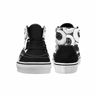 WOMEN'S Googly Cartoon Eyeballs High Top Canvas Aesthetic Shoes