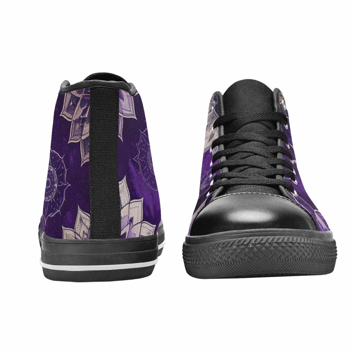WOMEN'S Mandala High Top Canvas Cottagecore Custom Shoes