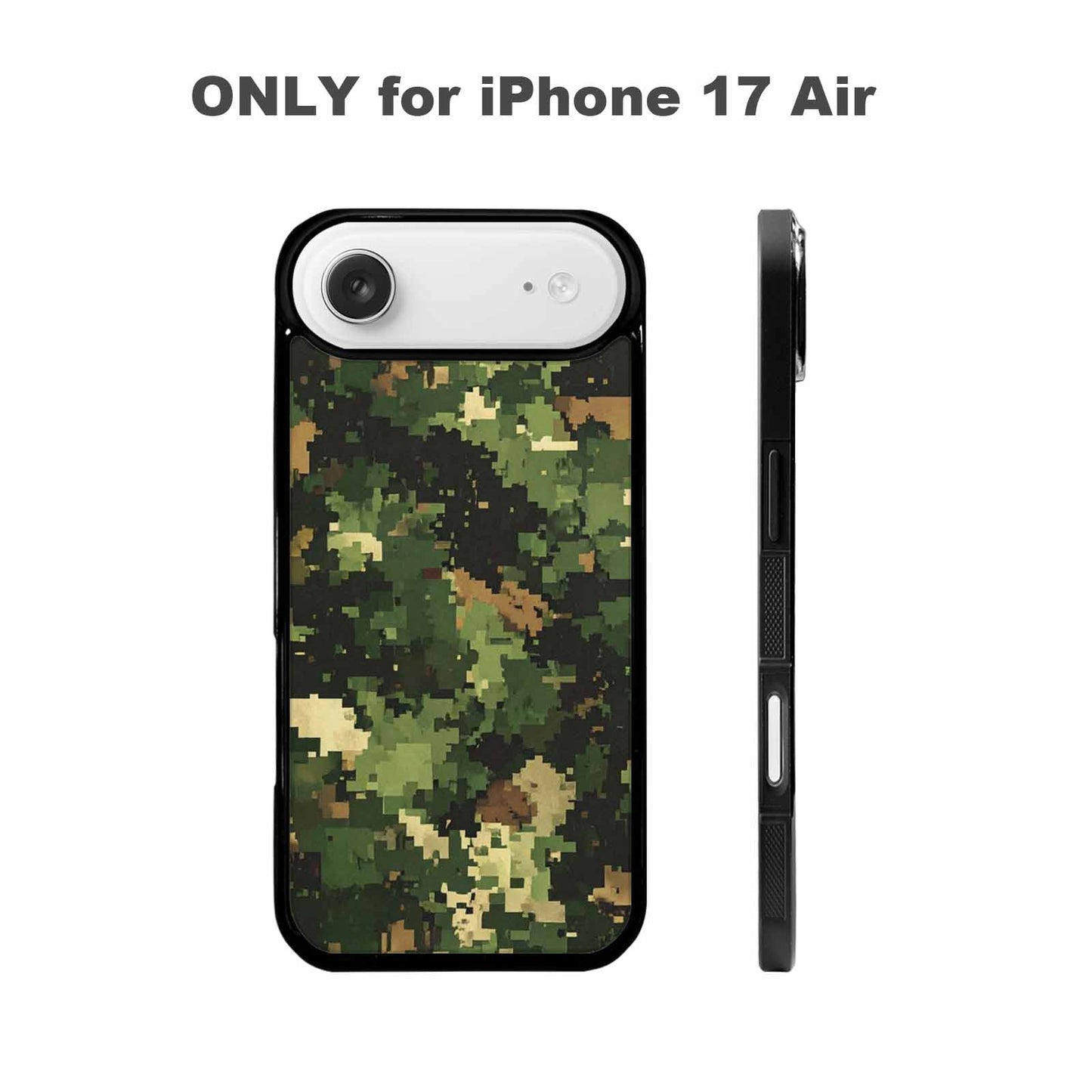 iPhone 17 Air Case — Small Military Camouflage Blotch Pattern Camo, Custom Made Phone Cover