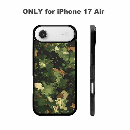 iPhone 17 Air Case — Small Military Camouflage Blotch Pattern Camo, Custom Made Phone Cover