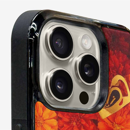 iPhone 16 Pro Max Case — Marigold Day Of The Dead Marigold, Personalized Phone Case