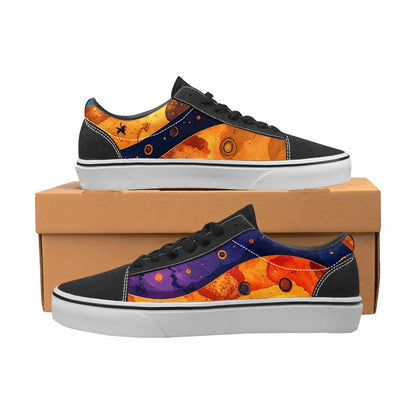 WOMEN'S Steampunk Galaxy Canvas Lace-Up Dreamcore Sneakers
