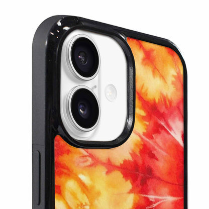 iPhone 17 Case — Tie Dye Red Orange Tie Dye, Custom Designed Case Cover