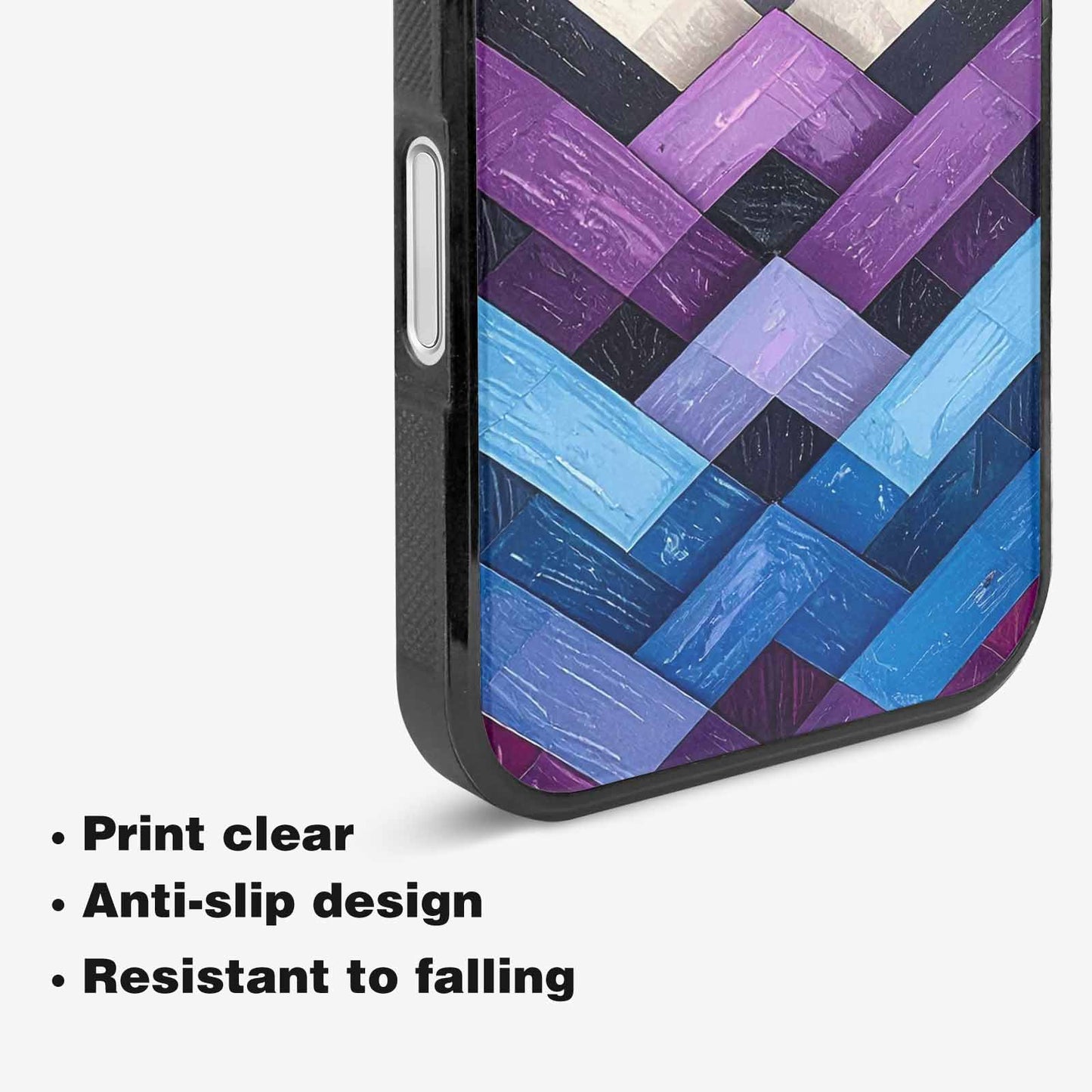 iPhone 16 Case — Genderfluid Flag Color Theme Small Rainbow, Unique Phone Case Design
