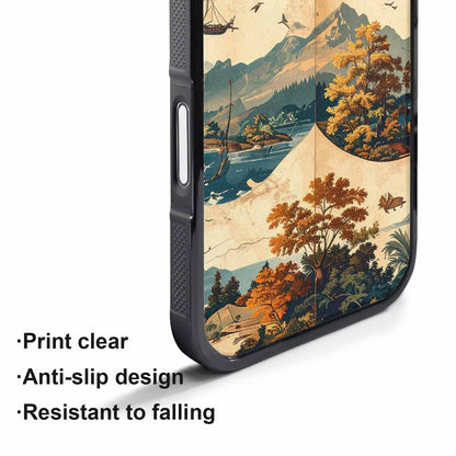 iPhone 17 Air Case — Vintage Travel Artwork Pattern Retro Vintage, Custom Designed Case Cover