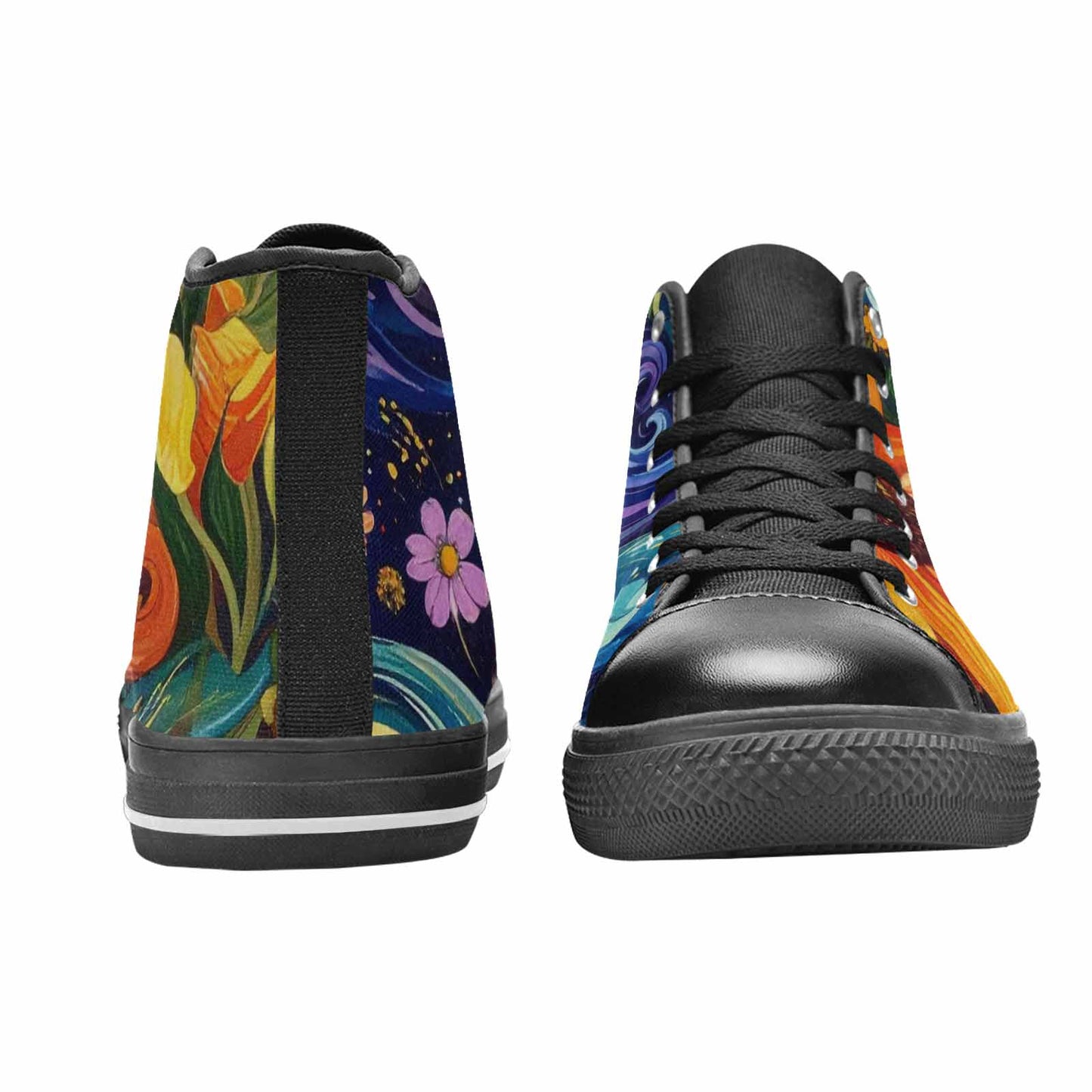 WOMEN'S Blend All Versions High Top Canvas Cottagecore Shoes
