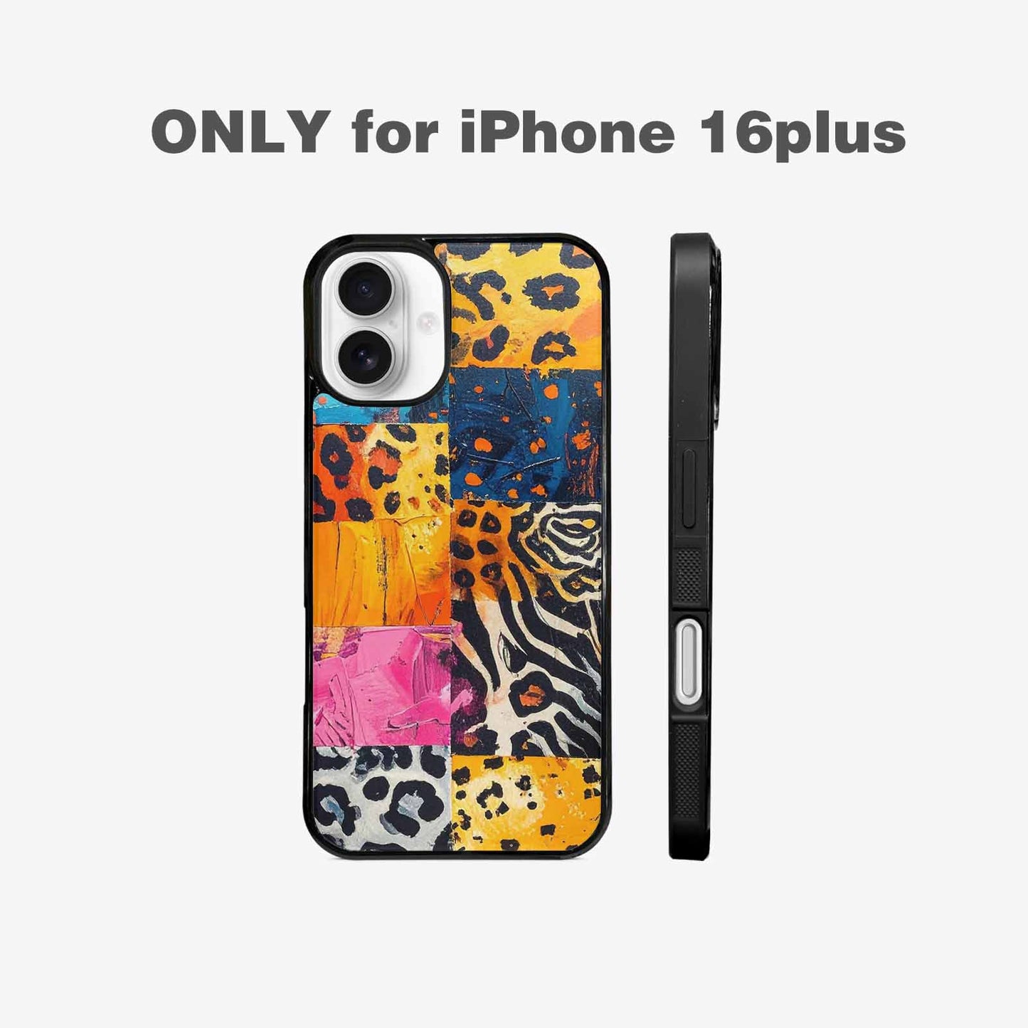 iPhone 16 Plus Case — Full Color Vibrantanimal Print A Frq, Custom Phone Case
