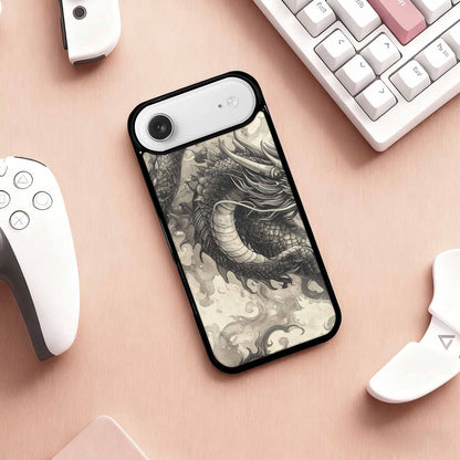 iPhone 17 Air Case — Retro Dragons Flame Retro Vintage, Custom Print Case Cover