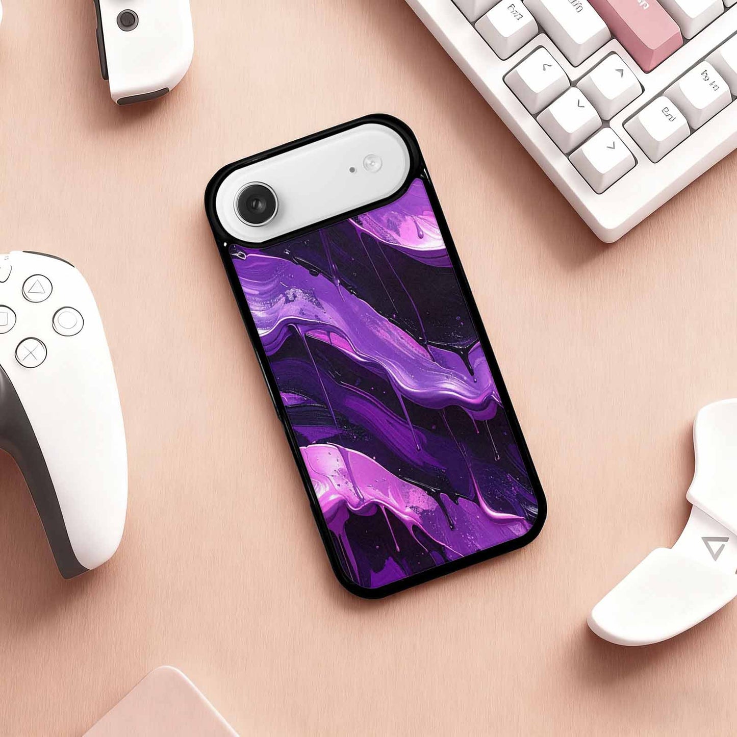 iPhone 17 Air Case — Seamless Repeating Pattern Of Overlapping Animal, Custom Print Case Cover