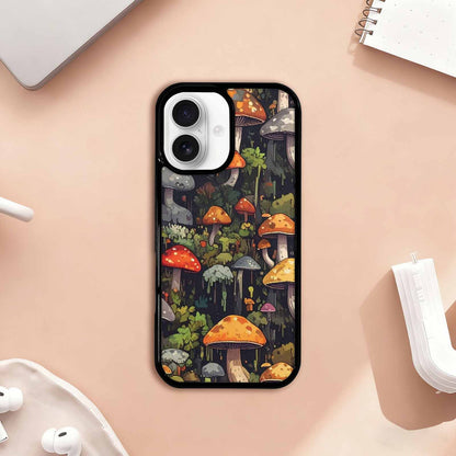 iPhone 17 Case — Mushrooms Camomushrooms Patter Fcc Camo, Custom Art Phone Cover