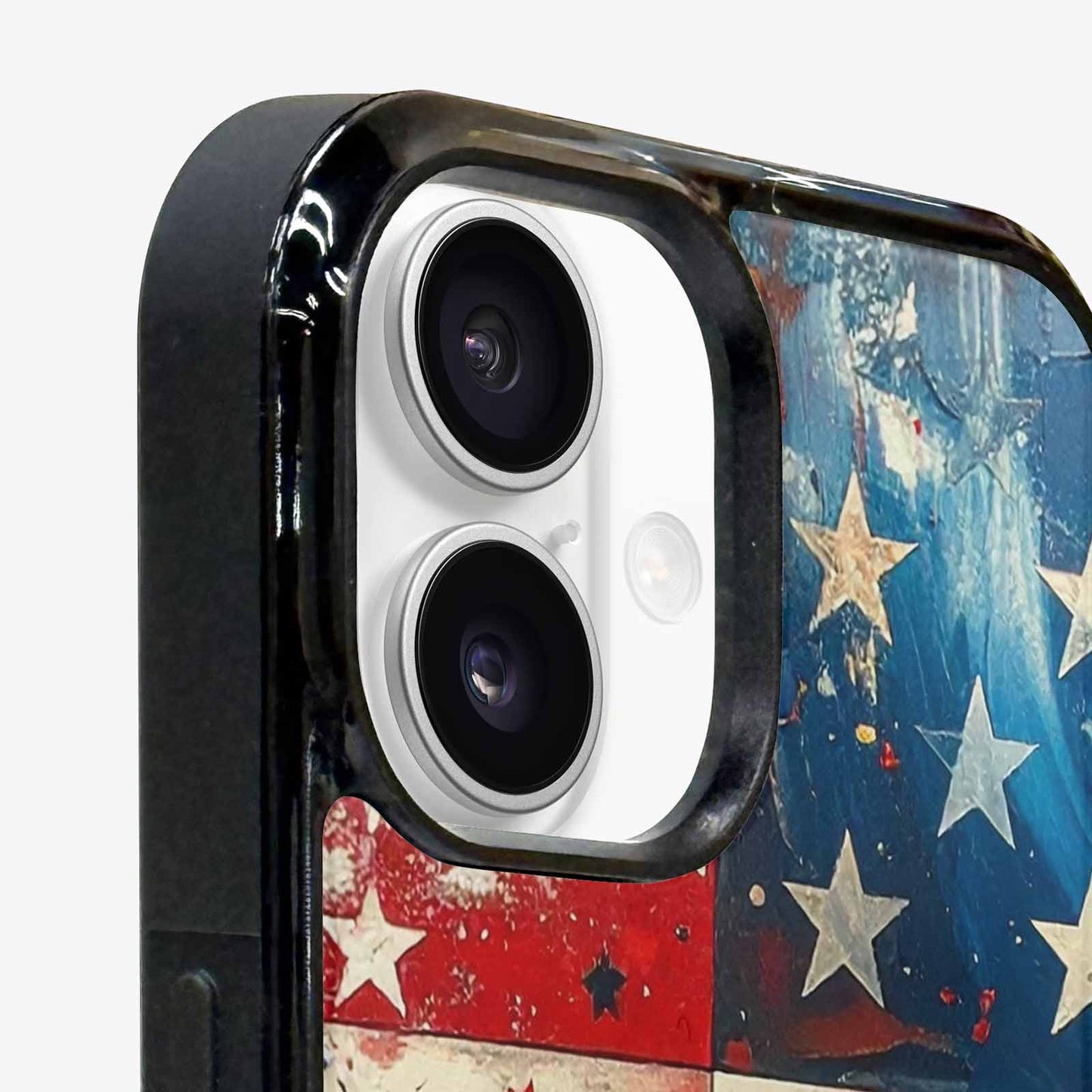 iPhone 16 Case — Patriotic Stars And Stripes American Stars, Personalized Phone Case